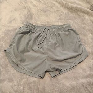 Nike Gray Athletic Shorts Elastic Waistband Soft Material